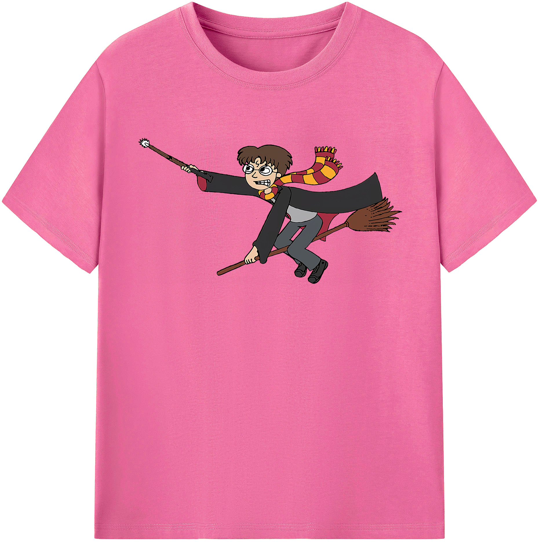 （画像用） Harry Potter ハリー・ポッターシリーズ レディースカジュアルプリントTシャツ（綿100％）